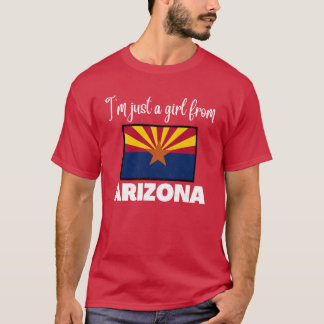 Im just a girl from Arizona State pride design for T-Shirt