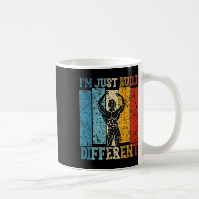 I'm Just Built Different - Fitness Bodybuilding Gy Kaffeetasse (Rechts)