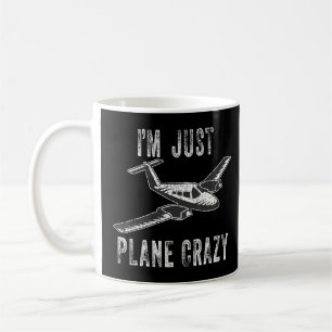 Im Just Flugzeug Crazy - Flugzeuge Flugzeuge Pilot Kaffeetasse