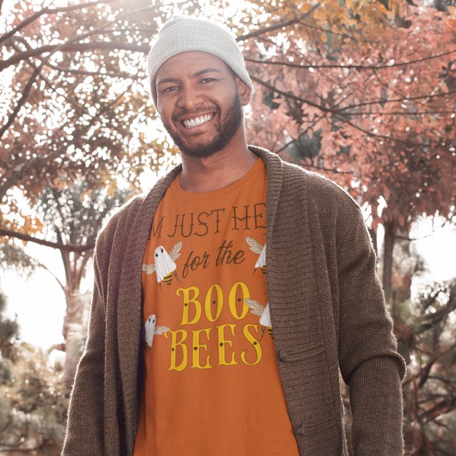 I'm Just Here for the Boo Bees Funny Halloween T-Shirt (Von Creator hochgeladen)