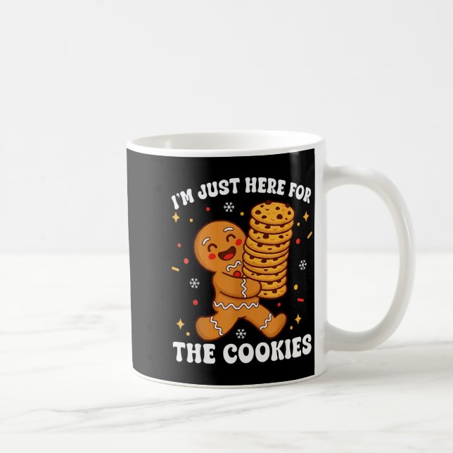 I'm Just Here For The Cookies Gingerbear  Kaffeetasse (Rechts)