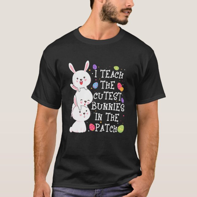 I'm Just Here For The Easter Eggs Hunting Happy Ea T-Shirt (Vorderseite)