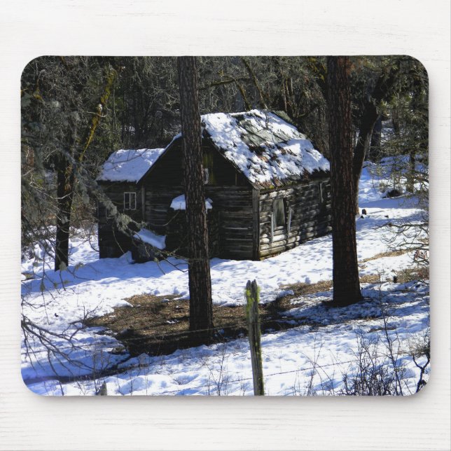 Im kalten Winter.... Mousepad (Vorne)
