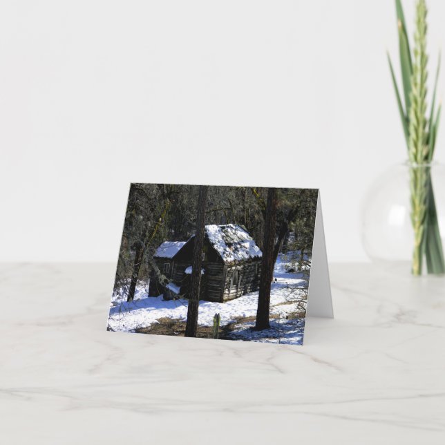 Im kalten Winter/Weihnachten.... Karte (Vorderseite)