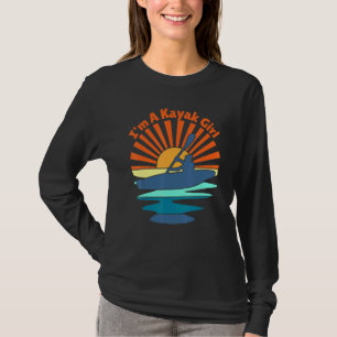 Im Kayak Girl Kayaking für Frauen, die planen T-Shirt