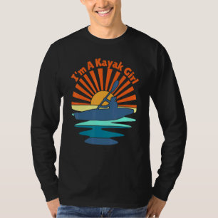 Im Kayak Girl Kayaking für Frauen, die planen T-Shirt