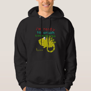 Im Kindergarten Niedliche Iguana Alpi? Im Sommer i Hoodie