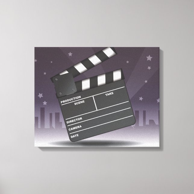 Im Kino Leinwanddruck (Vorderseite)