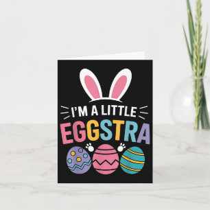 Im kleinen Eggstra Funny Osterhase für Kleinkinder Karte