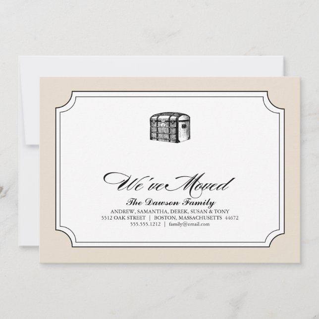 im Kofferraum {Wir haben uns bewegt} Ankündigung (Vorderseite)