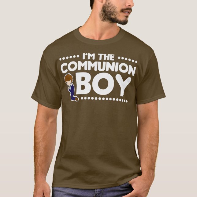 Im Kommunion Boy Heilige Kommunion Geschenk T-Shirt (Vorderseite)