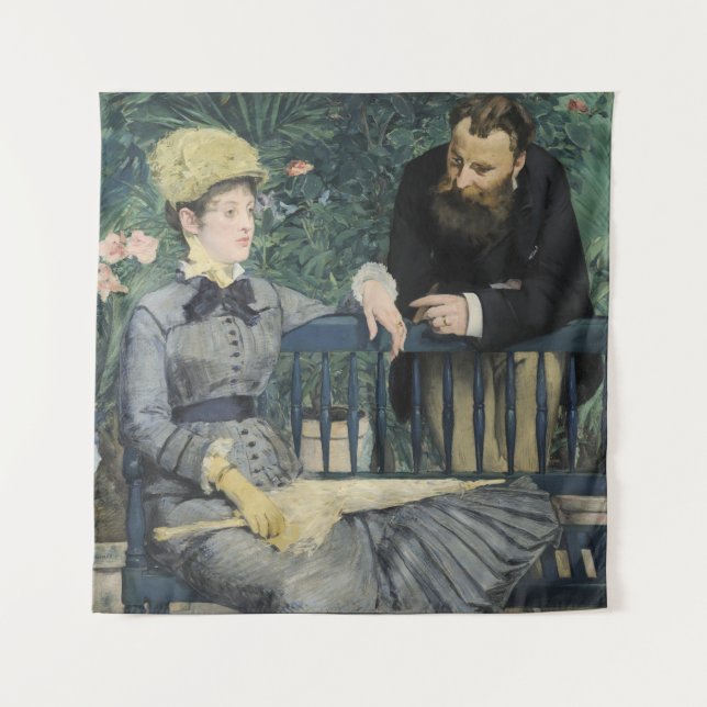 Im Konservatorium Edouard Manet Wandteppich (Vorderseite)