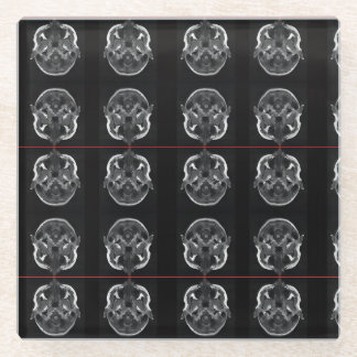im Kopf xray mri scannen medizinisch Glasuntersetzer