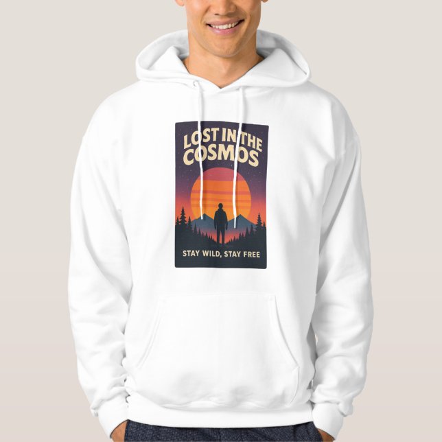 Im Kosmos verloren Hoodie (Vorderseite)