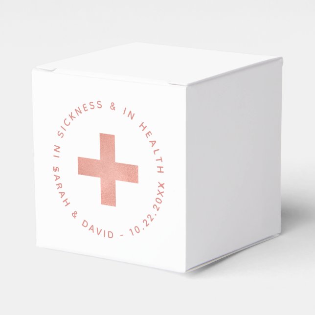 Im Krankheitsfall und in der Rose des Gesundheitsw Geschenkschachtel (Vorderseite)