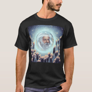 Im Kristall-Ball versteckt - Zauberer umrahmt T-Shirt