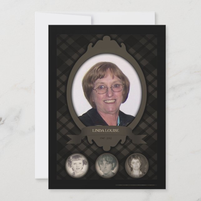 im Laufe der Jahre Ankündigungen von Fotos (Vorderseite)