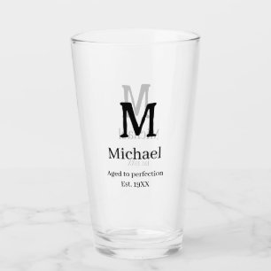 Im Laufe der Zeit perfektioniert gegr. 19XX Monogr Glas