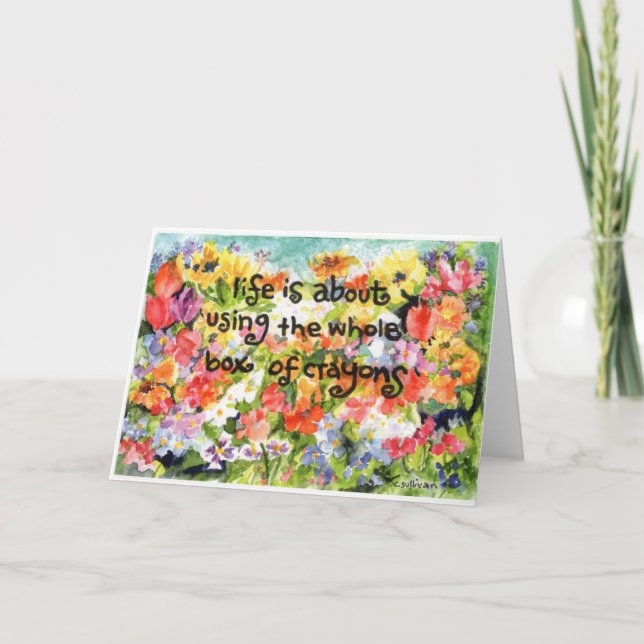 Im Leben geht es darum, die ganze Schachtel von Kr Karte (Vorderseite)