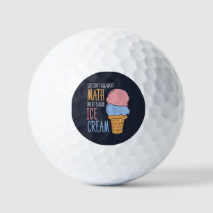 Im Leben geht es nicht nur um Mathe, sondern auch Golfball