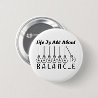 Im Leben geht es um die Balance motivierend Inspir