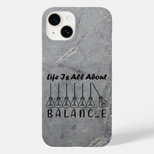 Im Leben geht es um die Balance motivierend Inspir Case-Mate iPhone 14 Hülle