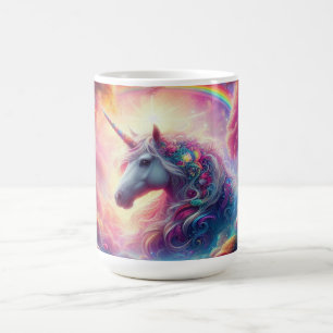 Im lebendigen Fantasy-Wald vereint Kaffeetasse