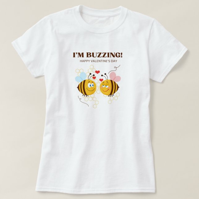 im lebhaften Valentinstag T-Shirt (Design vorne)
