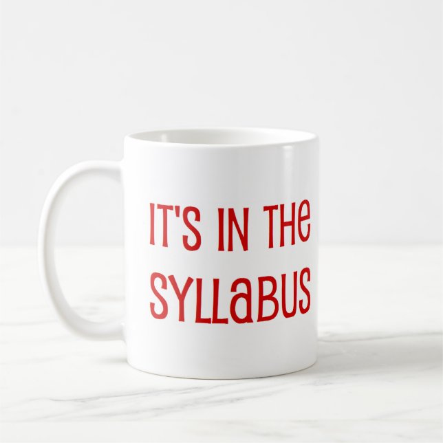 im Lehrplan Kaffeetasse (Links)