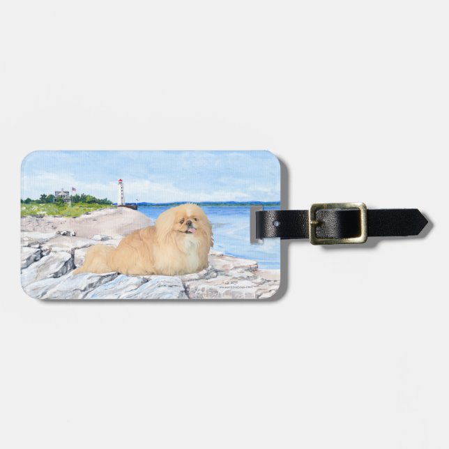 Im Leuchtturm Gepäckanhänger (Vorderseite horizontal)