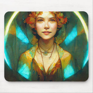 Im Licht der Jugendstil-Fantasie Mousepad