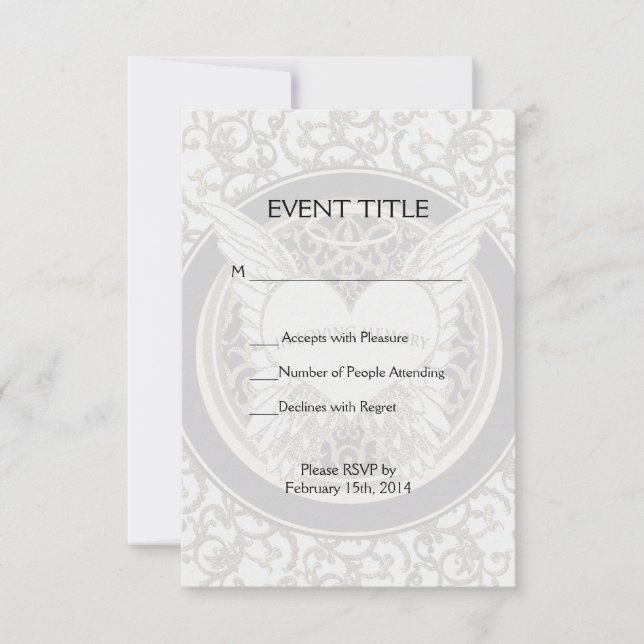 Im liebenden Speicher Einladung (Vorderseite)