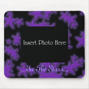 Im Lila Sternbild-Mousepad Mousepad