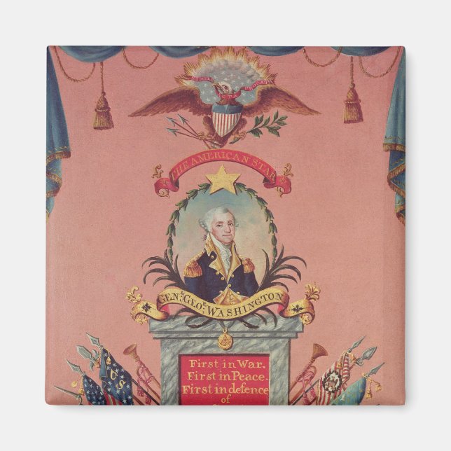 Im Lob für George Washington Magnet (Vorne)