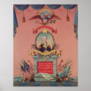Im Lob für George Washington Poster