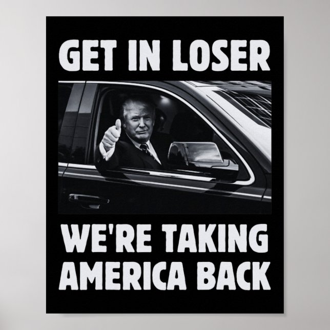 Im Loser gehen wir zurück nach Amerika 2024 Electi Poster (Vorne)