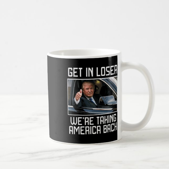 Im Loser gehen wir zurück nach Amerika 2024. Kaffeetasse (Rechts)