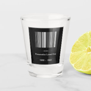 Im Love Memory - Personalisieren / Foto Name Datum Schnapsglas