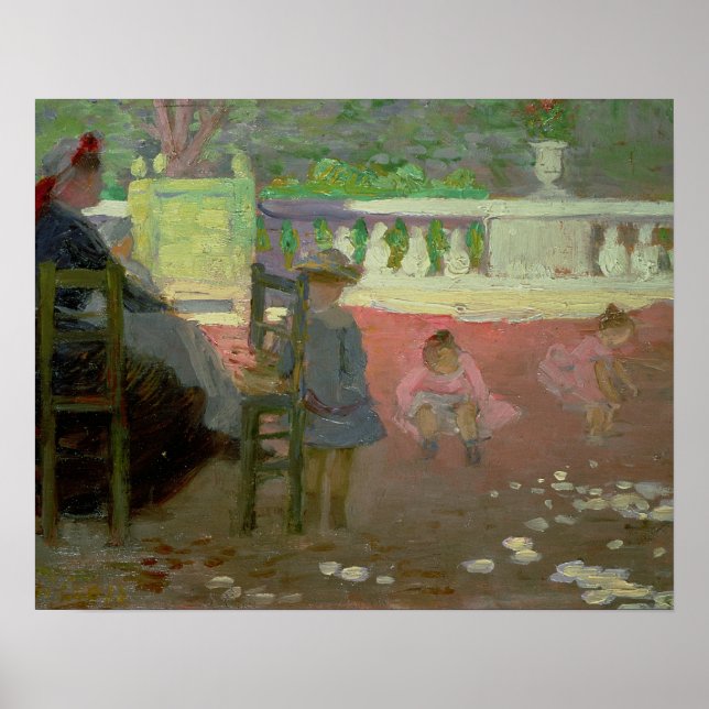 Im luxemburgischen Garten Poster (Vorne)