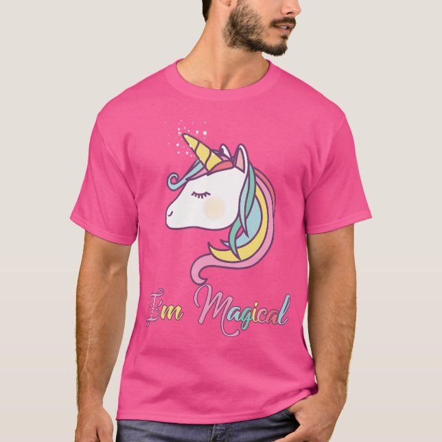 I'M Magical Rainbow Unicorn T-Shirt (Vorderseite)