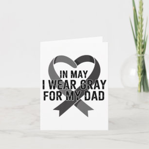 Im Mai trage ich die Tumorerwaage des grauen Ribbo Karte