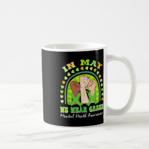 Im Mai trage ich einen Regenbogen für die psychisc Kaffeetasse