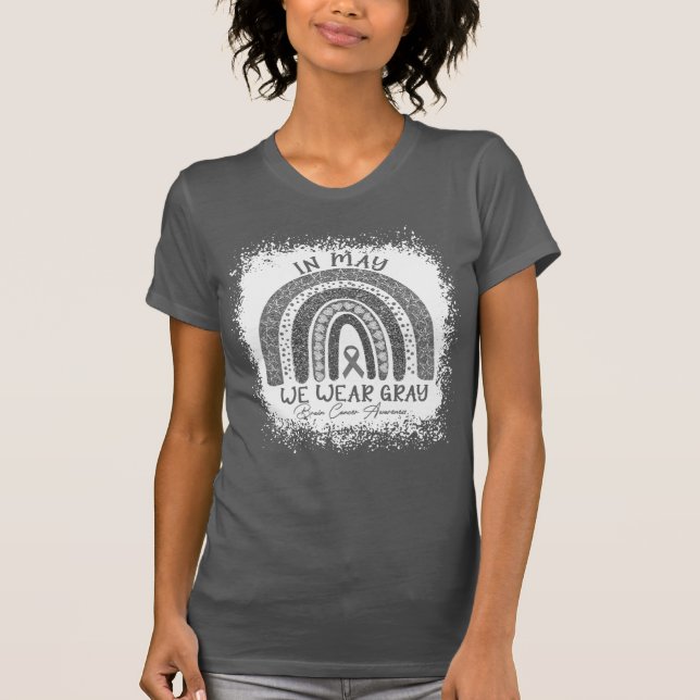 Im Mai tragen wir die Bewusstseinsbildung des grau T-Shirt (Vorderseite)