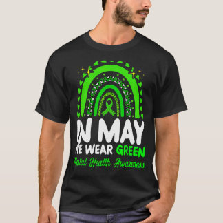 Im Mai tragen wir ein grünes Bewusstsein für psych T-Shirt