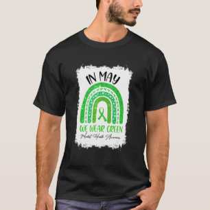 Im Mai tragen wir Green Ribbon Mental Health Award T-Shirt