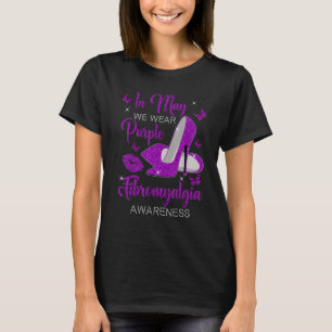 Im Mai tragen wir Lila Fibromyalgie-Aware T-Shirt