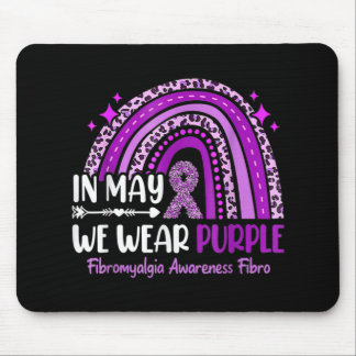 Im Mai tragen wir Lila Regenbogenfibromyalgie Awar Mousepad