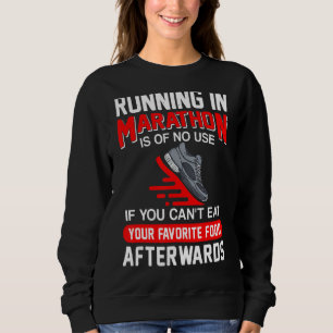 Im Marathon zu laufen, ist für den Fitness-Runner Sweatshirt