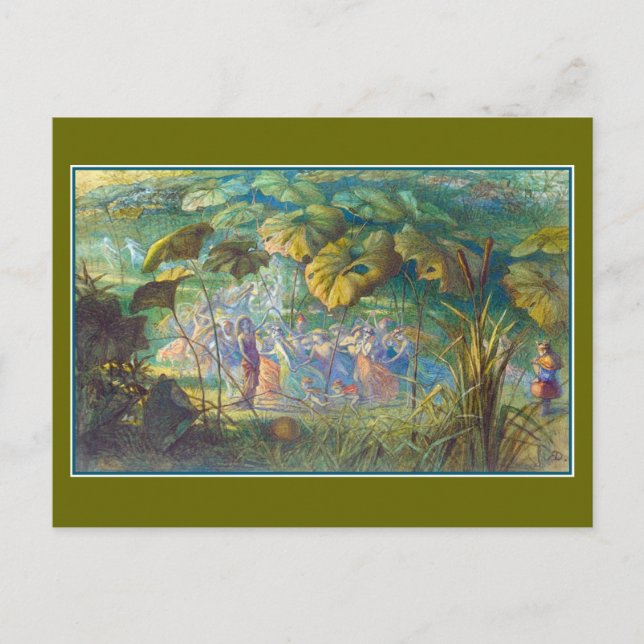 Im Märchenland: Ein Elfentanz Postkarte (Vorderseite)