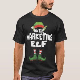 Im Marketing Elf Weihnachten Eve Xmas Elf Squad T-Shirt